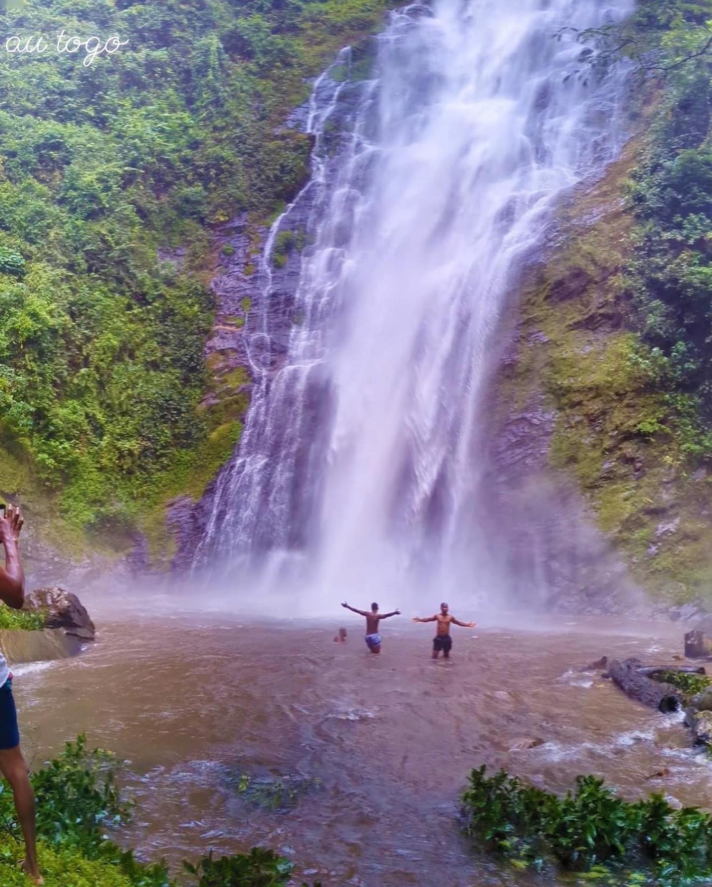 Cascade d'Akloa waterfall